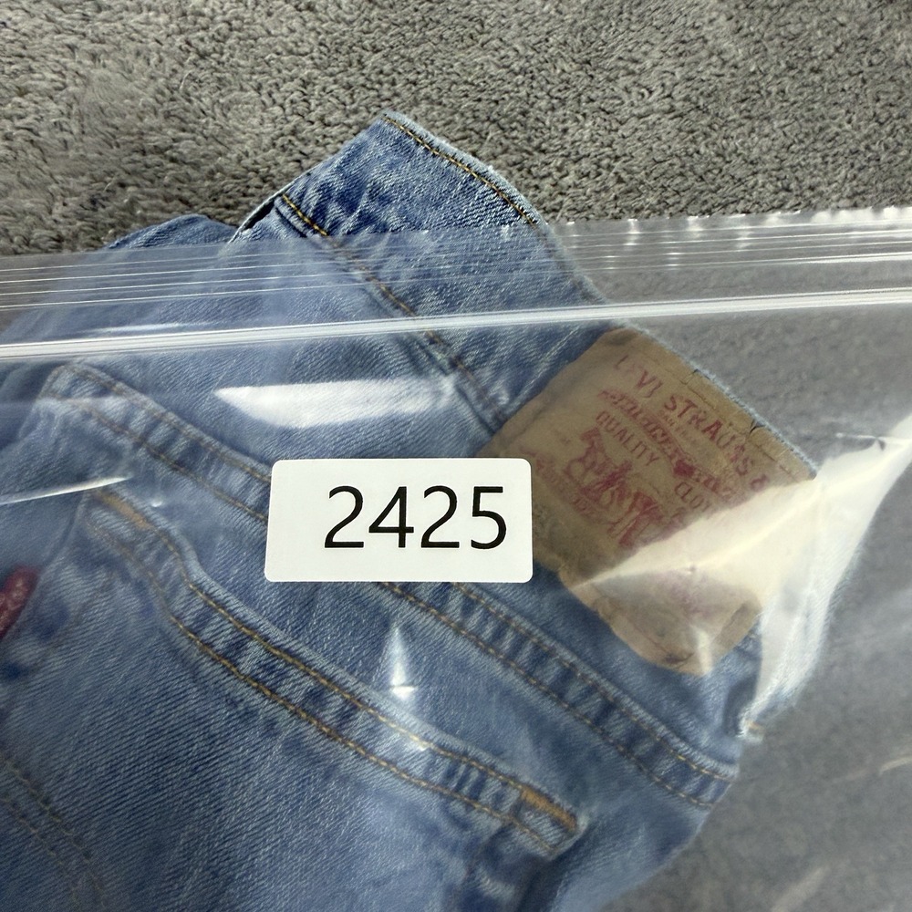 Levis 515 Boot Cut Stretch Jeans Womens 8 Short Blue Medium Wash Mid Rise - Picture 14 of 14